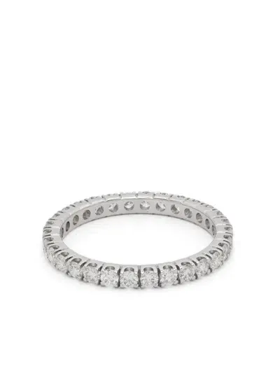 Roberto Demeglio Palladium Ring Mit Diamanten In Silber