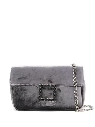 Roberto Festa Belda Cross Body Bag In Grey