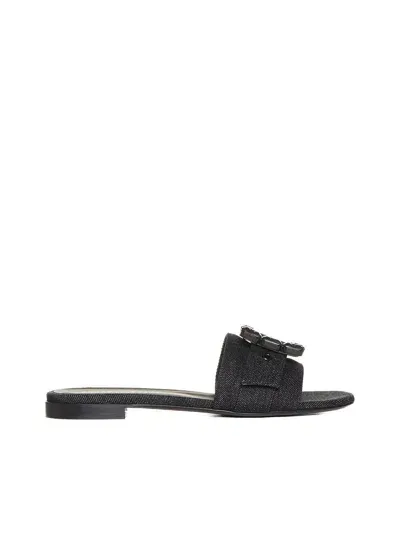 Roberto Festa Fade Slipper In Black