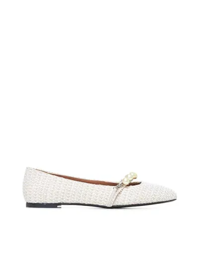 Roberto Festa Flat Shoes In Weiss