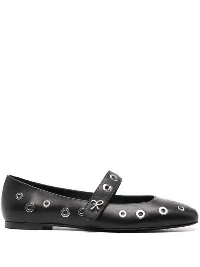 Roberto Festa Rock Ballet Flats In Black