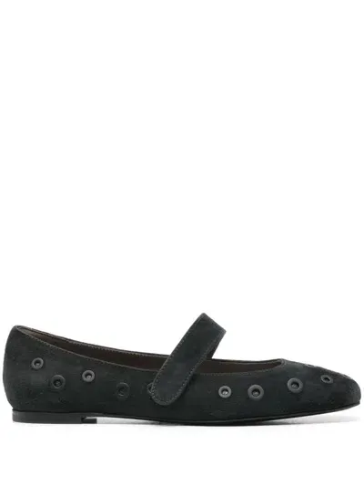 Roberto Festa Rock Ballet Flats In Black