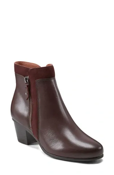 Rockport Cobb Hill Wynter Bootie In Dark Red