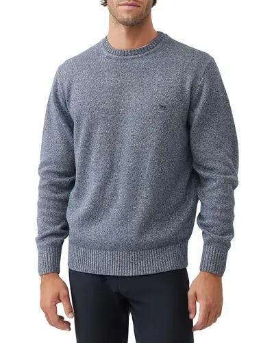 Rodd & Gunn Gunn Crew Neck Pullover Sweater In Indigo