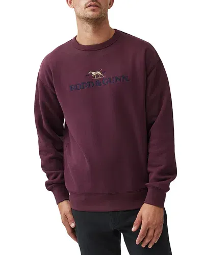 Rodd & Gunn Logo Sweatshirt In Garnet