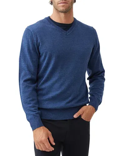 Rodd & Gunn Phoenix V Neck Sweater In Lake