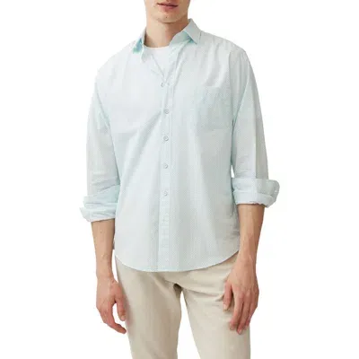 Rodd & Gunn Barrett Reef Neat Button-up Shirt In Lake