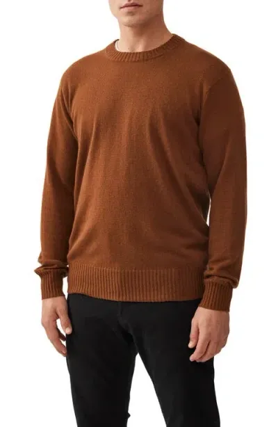 Rodd & Gunn Christchurch Knit Pullover Sweater In Truffle