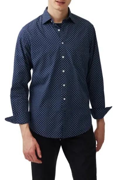 Rodd & Gunn Mount Clarence Sports Fit Shirt In Navy