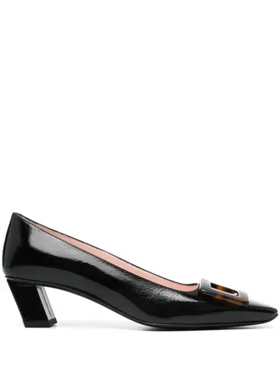 Roger Vivier Belle Vivier Leather Pumps In Black