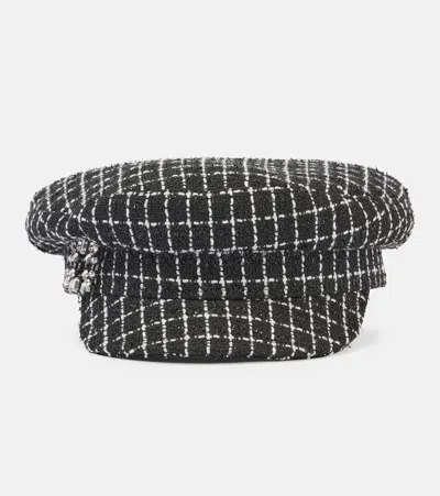 Roger Vivier Broche Sailor Cap In Black