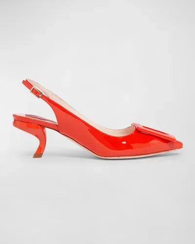 Roger Vivier Woman Pumps Red Size 8 Textile Fibers