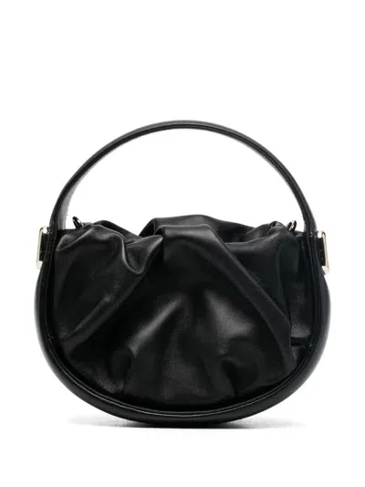 Roger Vivier Viv Choc Royale Mini Hobo Bag In Black