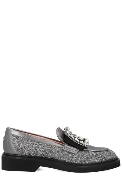 Roger Vivier Viv' Rangers Embellished Loafers In Multi