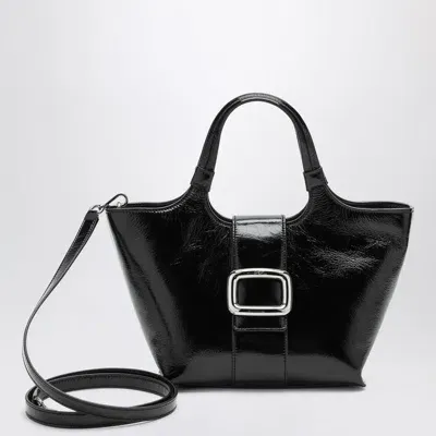 Roger Vivier Women's Grand Vivier Choc Mini Bag In Black