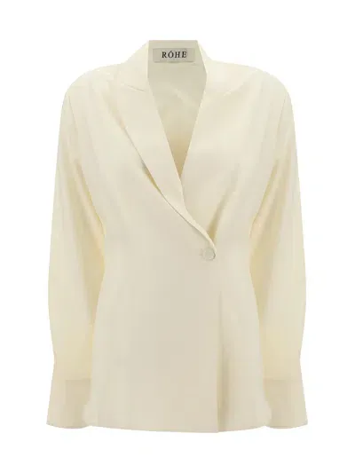 Rohe Blazer Jacket In White