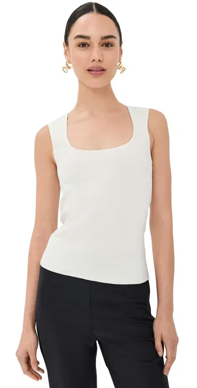 Rohe Scoop-neck Knitted Tank Top In Off-white