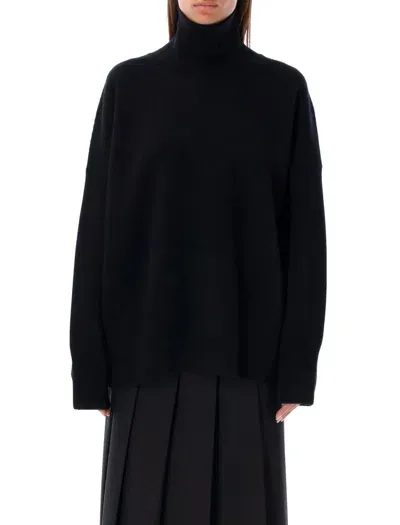 Rohe Black Classic Turtleneck