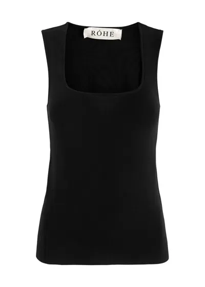 Rohe Knitted Tank In Black