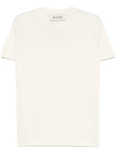 Rohe Mélange T-shirt In Neutrals