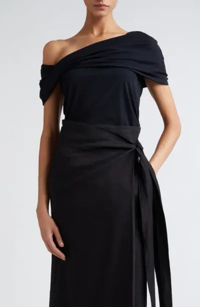 Rohe Off The Shoulder Top In Noir