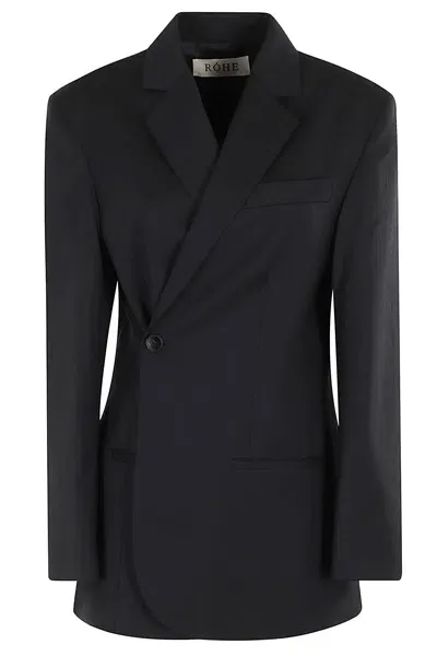 Rohe Overlap Blazer In Blue