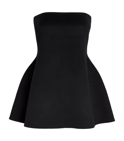 Rohe Peplum Bustier Top In Black