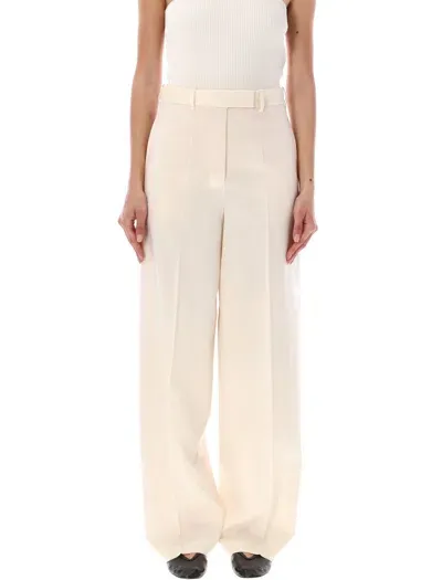 Rohe Wide-leg Trousers In Off White