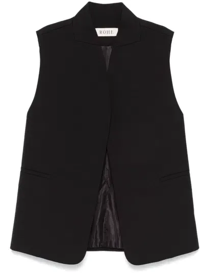 Rohe Sleeveless Jacket In Black 