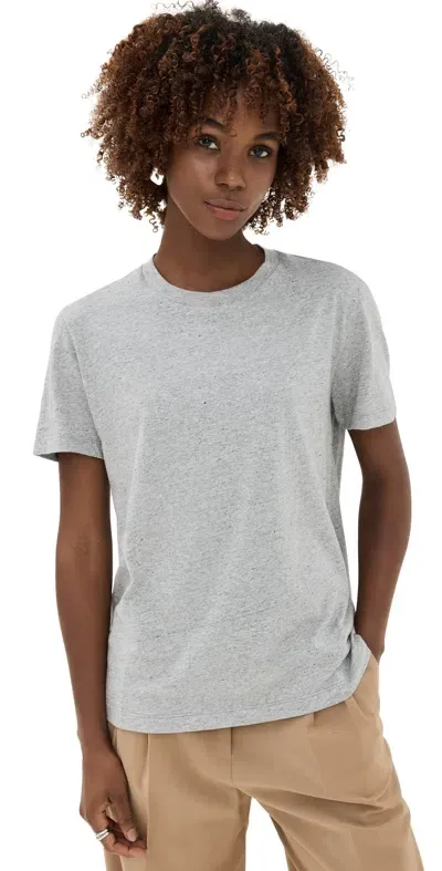 Rohe Slub Tee Light Grey Melange