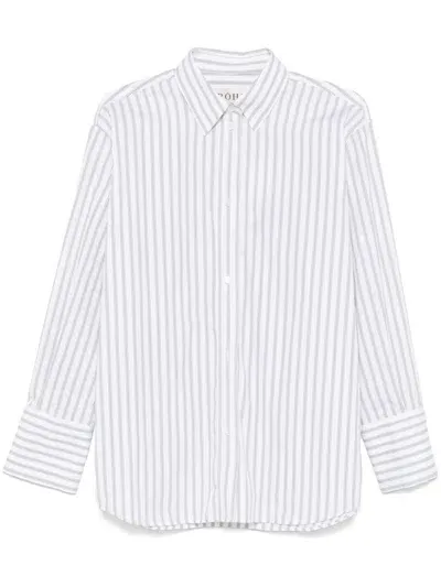 Rohe Striped Shirt In White