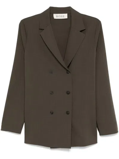 Rohe Tailored Blazer In Grey