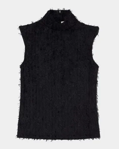 Rohe Textured Sleeveless Top In Black