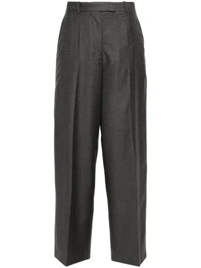 Rohe Wide-leg Trousers In Grey