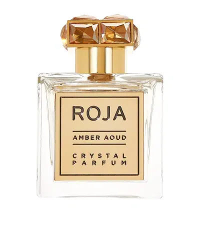 Roja Amber Aoud Crystal Perfume In White