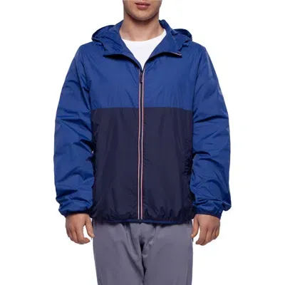 Rokka&rolla Packable Mesh Lined Windbreaker In Blue Navy