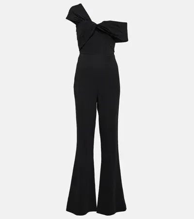 Roland Mouret Asymmetrical Jumpsuit In Black