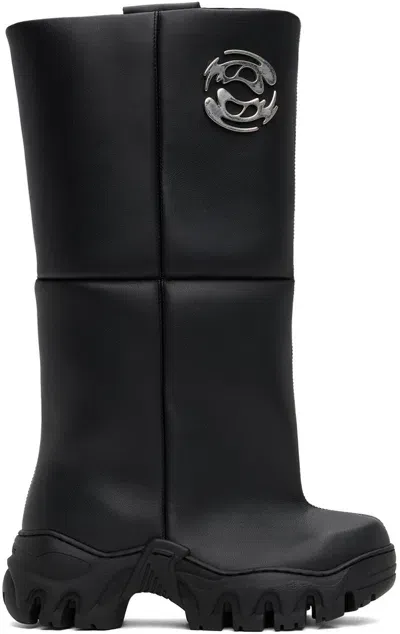 Rombaut Black Blizzard Boots In Black Beyond Leather