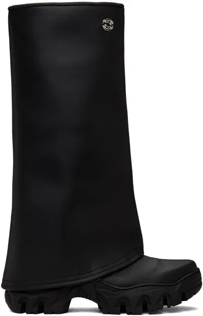 Rombaut Black Boccaccio Ii Rain Boots In Black Beyond Leather