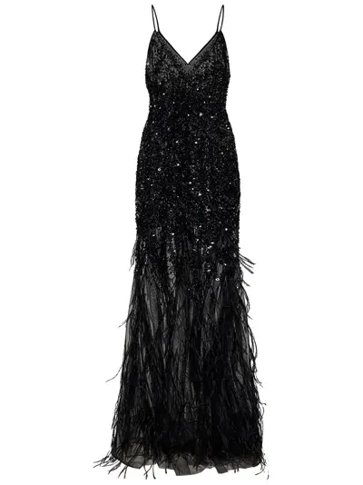 Room76 Long Dress In Black