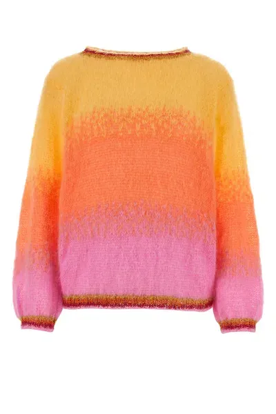 Rose Carmine Knitwear In Multicoloured