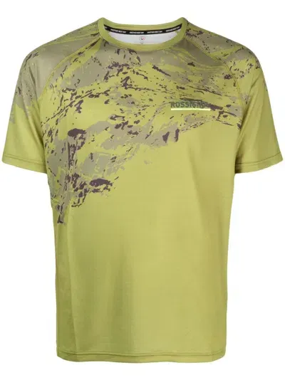 Rossignol Logo-print Lightweight T-shirt In Green