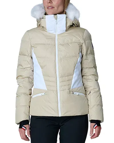 Rossignol Logo-patch Detachable Hood Jacket In Beige