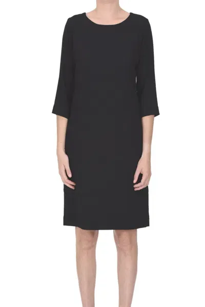 Rosso35 Wool Dress In Black