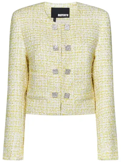 Rotate Birger Christensen Blazer In Neutrals