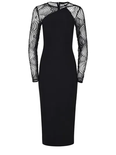 Rotate Birger Christensen Dress Rotate Made Of Jersey In Black