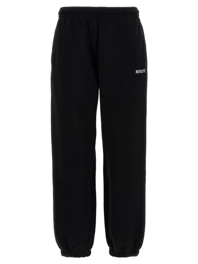 Rotate Birger Christensen Logo Joggers In Black