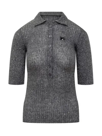 Rotate Birger Christensen Polo In Grey