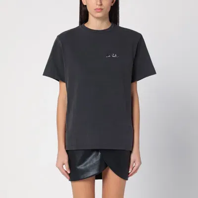 Rotate Birger Christensen Rotate Birgerchristensen  Black Cotton T-shirt