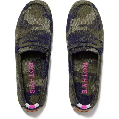 Rothys Rothy's The Driver In Spruce Camo